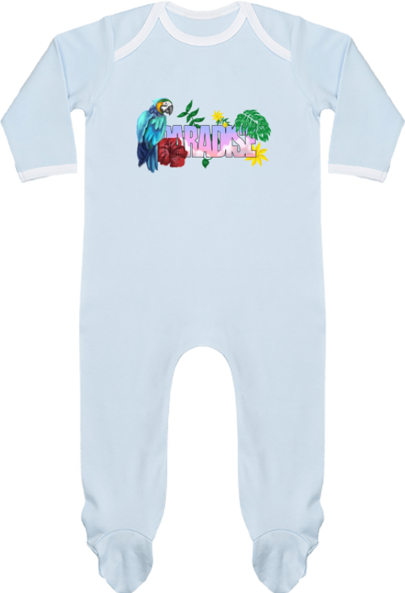 Pyjama Bebe Manches Longues Contraste Lewis OLEMI