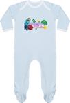 Pyjama Bébé Manches Longues Contrasté Warren