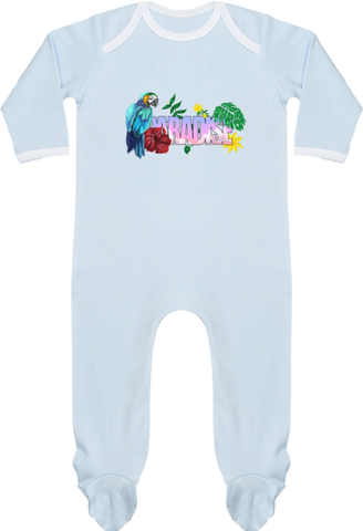 Pyjama Bébé Manches Longues Contrasté Warren