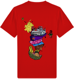 T-shirt Homme Tropikal Mayotte Equipage de Chapeau de Paille