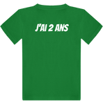 T-shirt Paradise J'ai 2 ans