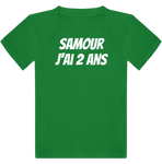 T-shirt Paradise Samour J'ai 2 ans