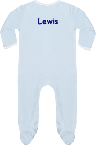 Pyjama Bebe Manches Longues Contraste Lewis OLEMI