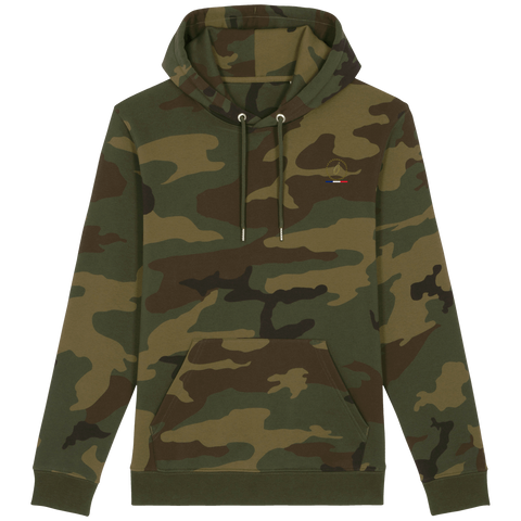 Sweat à capuche Camouflage Ô