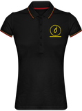 Polo Femme Maille Piquée 2 Bandes Ô Gold
