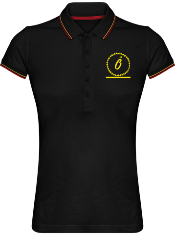 Polo Femme Maille Piquée 2 Bandes Ô Gold
