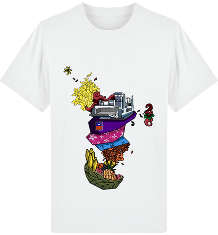 Tee Shirt Tropikal Mayotte Paoo Bordelik