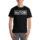 T-shirt à Manches Courtes Hatoir Noir Cadré