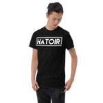 T-shirt à Manches Courtes Hatoir Noir Cadré