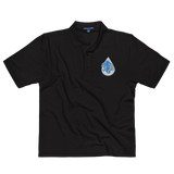 Polo Brodé Homme Maji Azur