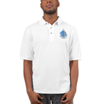 Polo Brodé Homme Maji Azur