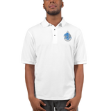 Polo Brodé Homme Maji Azur